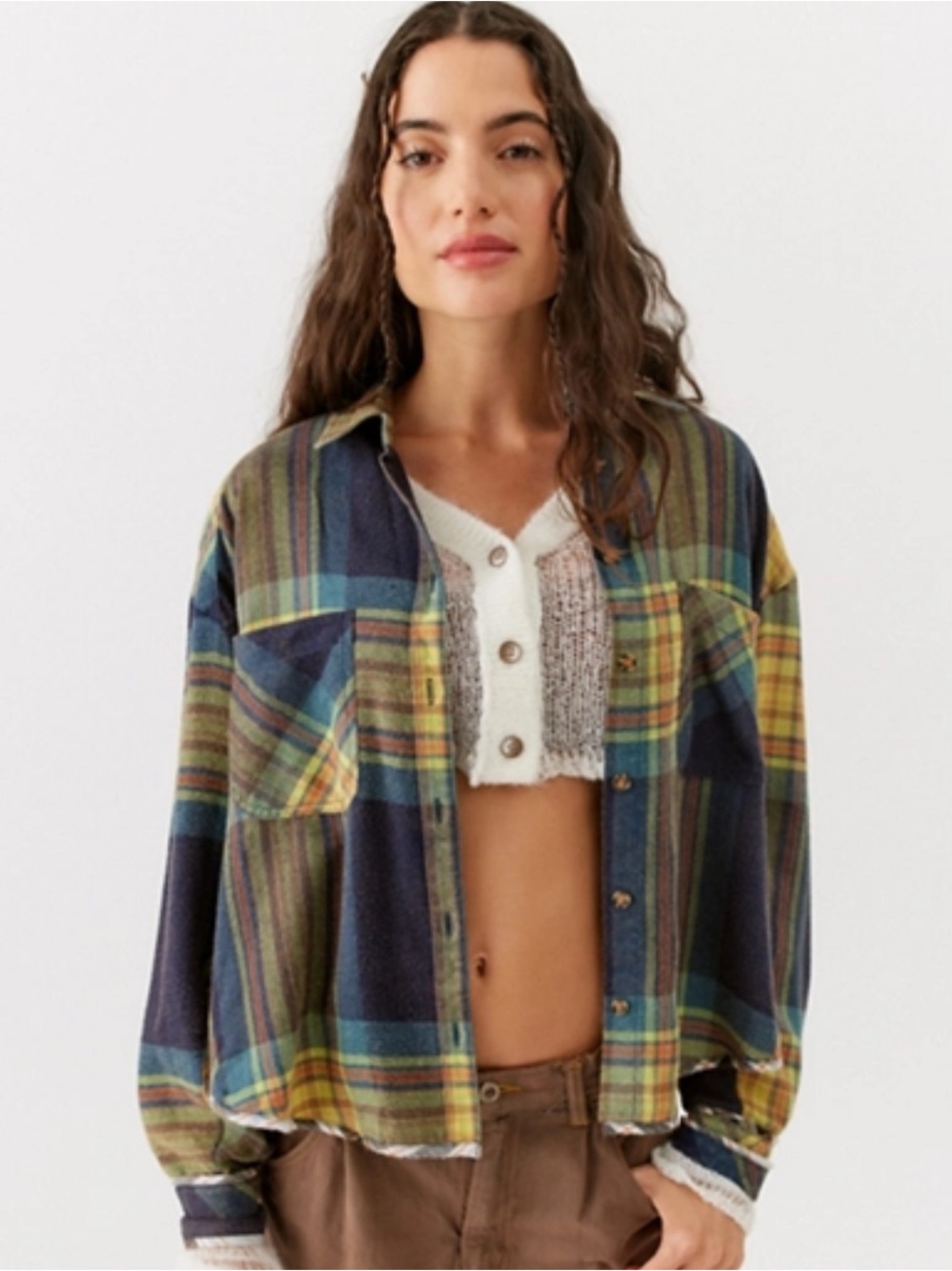Urban Outfitters NWT BDG Karl Slouchy Flannel-Size Large-NWT
